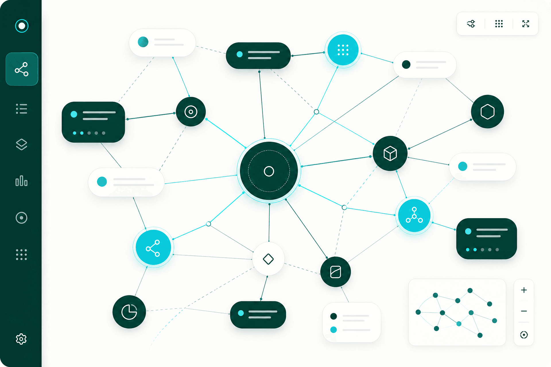 Concept map example generated with Branchboard